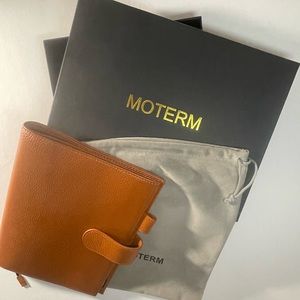 Moterm Leather Cover A5 Pebbled-Burnt Orange